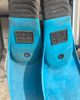 Pinne da mare 36 37 38