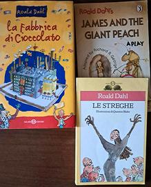 Tre libri di Roald Dahl (uno in inglese)