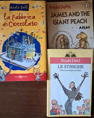 Tre libri di Roald Dahl (uno in inglese)