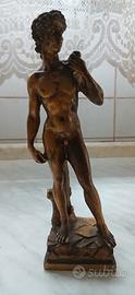 Statua in legno David di Michelangelo