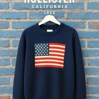 Maglione girocollo Hollister Bandiera Americana 