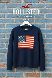 Maglione girocollo Hollister Bandiera Americana 