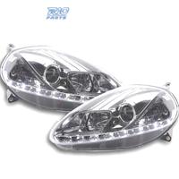 FARI PER FIAT GRANDE PUNTO 09- LUCE DIURNA A LED