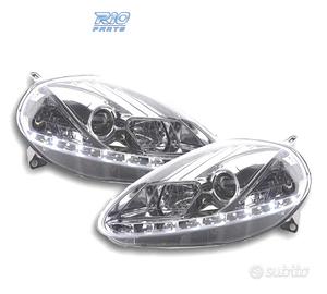 FARI PER FIAT GRANDE PUNTO 09- LUCE DIURNA A LED