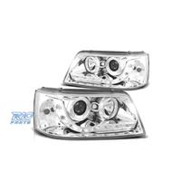 FARI VOLKSWAGEN VW T5 03-09 LUCE DIURNA FONDO CROM