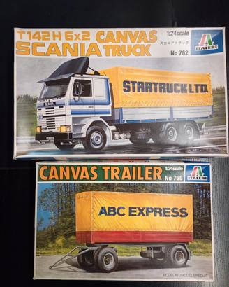 Italeri Kit 1/24 Scania truck obsoleti