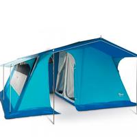 tenda da campeggio a forma di casetta 