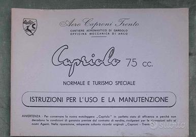 Libretto istruzioni moto Caproni