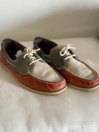 Timberland scarpe barca a tre colori