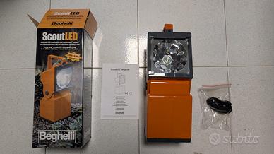 Lampada Scout LED Portatile Ricaricabile Mod. 8380