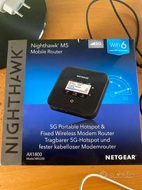Modem 5G, Netgear.  Modello: AX1800/MR5200