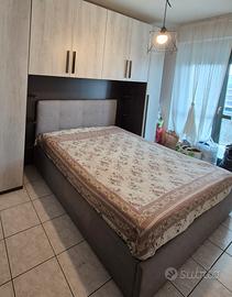 LETTO Matrimoniale cassettone pistoni come nuovo