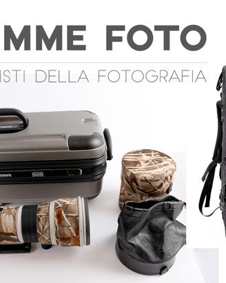CANON EF 500 mm F4 L IS USM con valigia e zaino