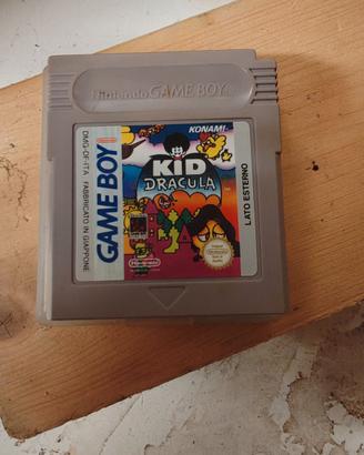 Cartuccia originale game boy kid dracula