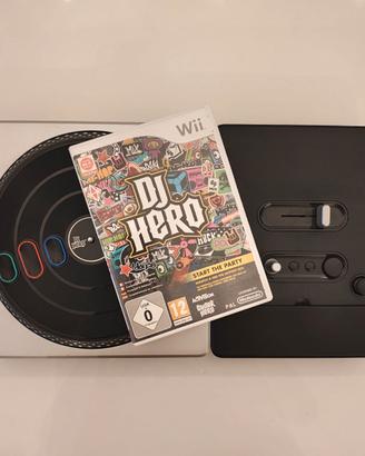 DJ Hero Wii PAL con Turntable originale e perfetta