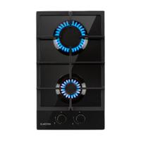 Klarstein Ignito 30cm Fornello a gas 2 Fuochi Nero