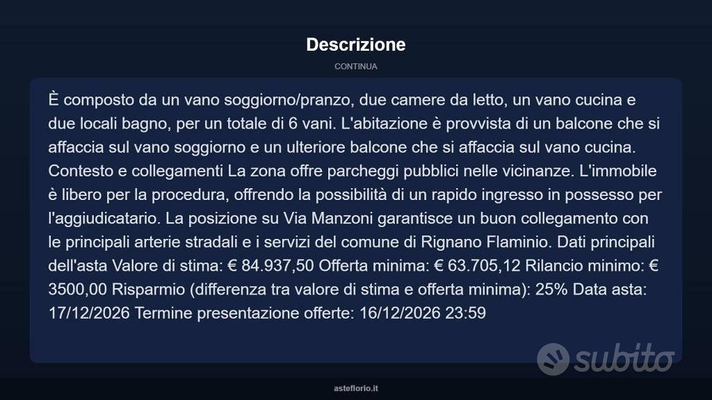 Appartamento – Rignano Flaminio, Roma Capitale - Vista 5