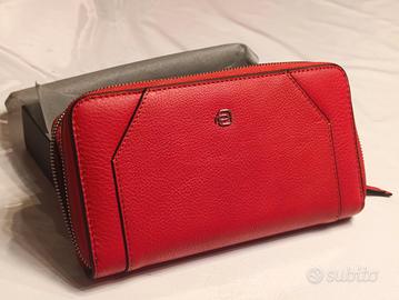 Portafoglio Donna Piquadro Muse Rosso - Pelle 