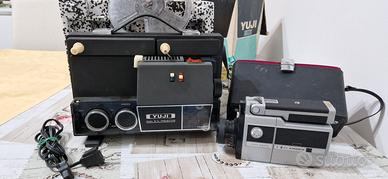 Proiettore  e cinepresa super 8