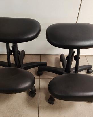 Doppia Seduta ergonomica con inginocchiatoio 