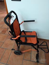 sedia a rotelle, carrozzina,pieghevole