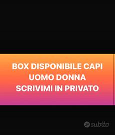 Box uomo donna vestiti