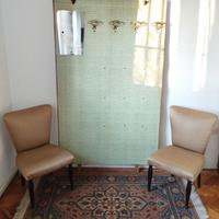 Appendiabiti e 2 poltroncine anni '40-'50