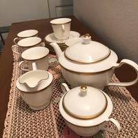 Servizio da the in porcellana bone china