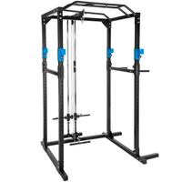 Power Rack Squat Panca Lat Machine Pulley 