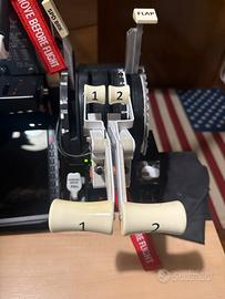 Boeing fuel cutoff + Throttle Mandtte Saitek