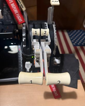 Boeing fuel cutoff + Throttle Mandtte Saitek