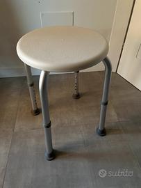 Sgabello doccia 1,4 kg - bianco