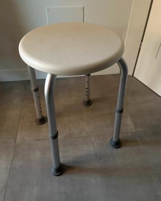 Sgabello doccia 1,4 kg - bianco