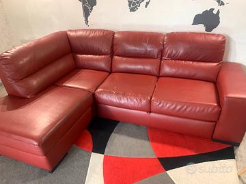 Divano letto ecopelle 3 posti