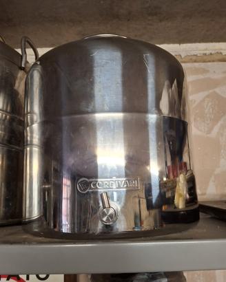 fusto olio inox