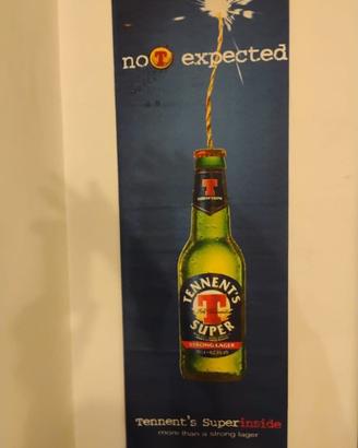 Tendine Tennent's beer