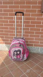 Trolley scuola zaino santoro gorjuss