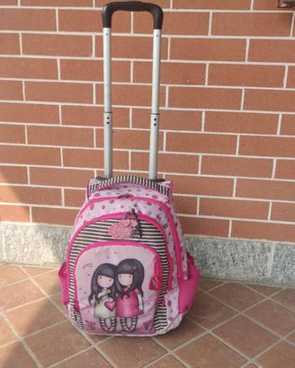 Trolley scuola zaino santoro gorjuss