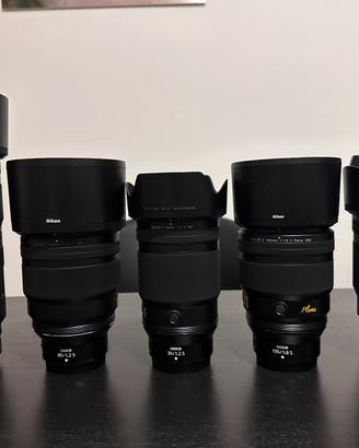 Corredo ottiche prime nikon