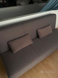 Divano letto matrimoniale con contenitore