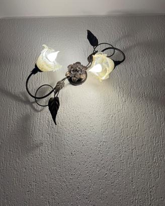 Applique da parete classica lampada led pezzi 4