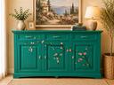 credenza-3-porte-goccia-laccata-e-dipinta-a-mano