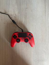 Controller Nacon Playstation 4 (Colore rosso)