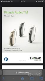 Auricolare phonak audeo M