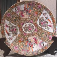 piatti in porcellana Cina Famille Rose QING XIX s.