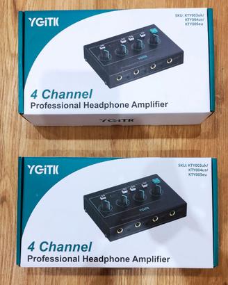 Amplificatori Cuffie 4 Canali YGITI – Come nuovi
