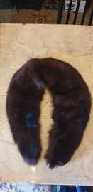 Collo pelliccia di vera volpe autentico NUOVO