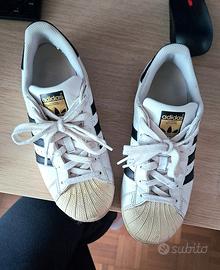 scarpe Adidas superstar 38½ bianche 
