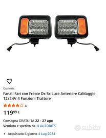 Fari/Fanali anteriori led con indicatori