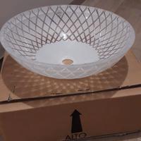 Lavabo ESCLUSIVO in CRISTALLO INCISO – NUOVO